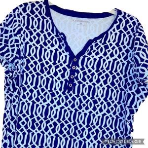 Short Sleeve Cotton Henley